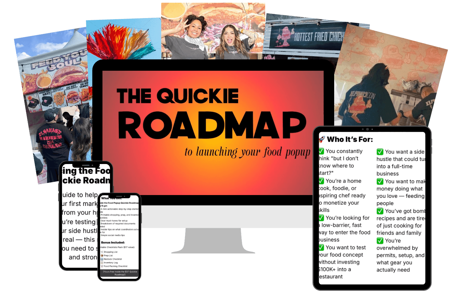 The Food Popup Quickie Roadmap